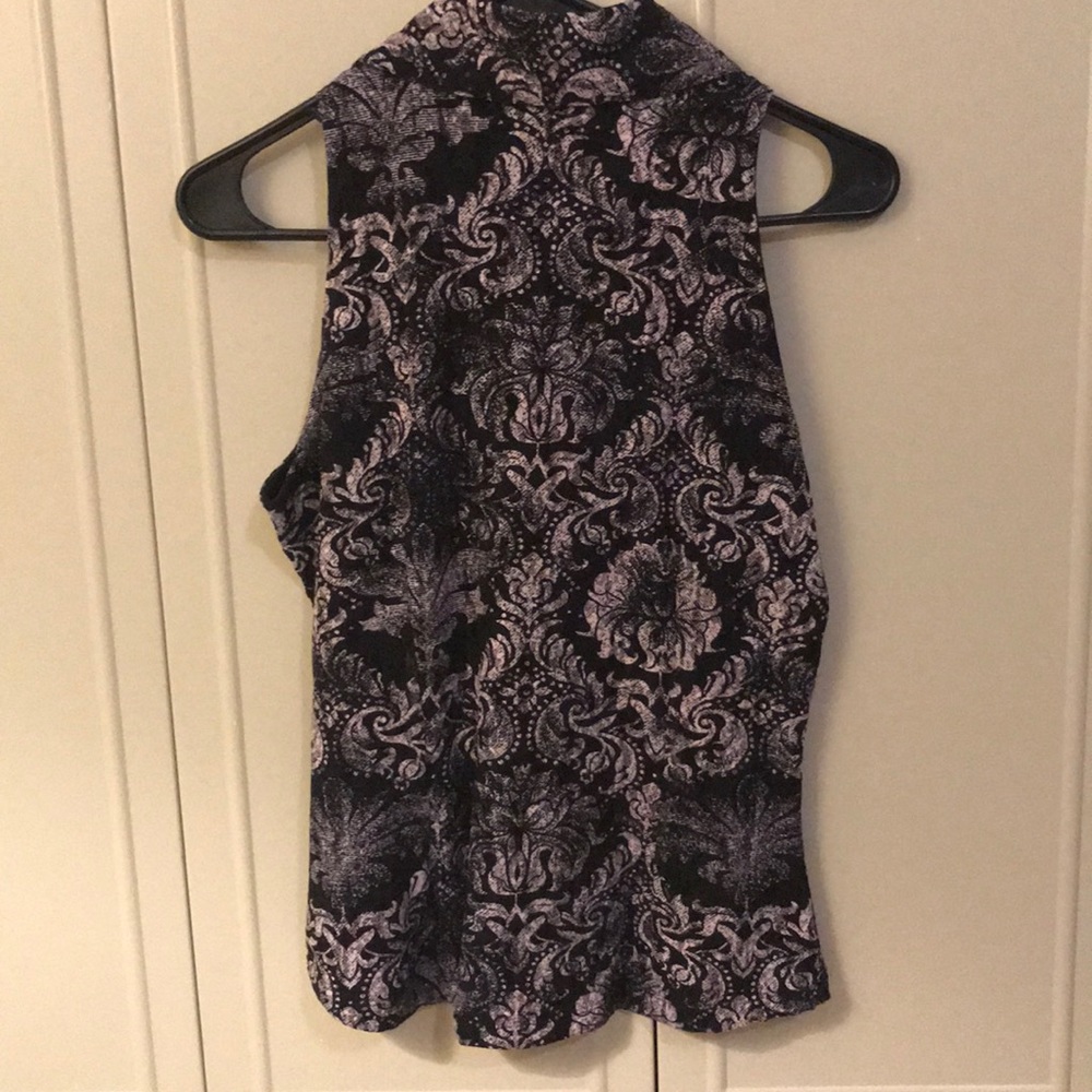 I.N.C. Collared Button Down Tank - Picture 2 of 2